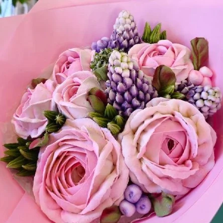 Букет из зефира, 22 см.