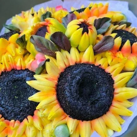 Букет из зефира, 25 см.