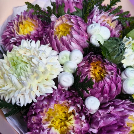 Букет из зефира, 25см.