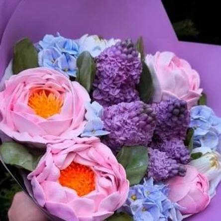 Букет из зефира, 22 см.