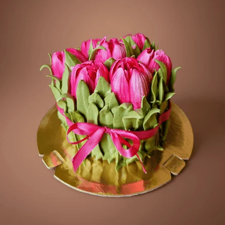 Бенто-торт "Тюльпан"