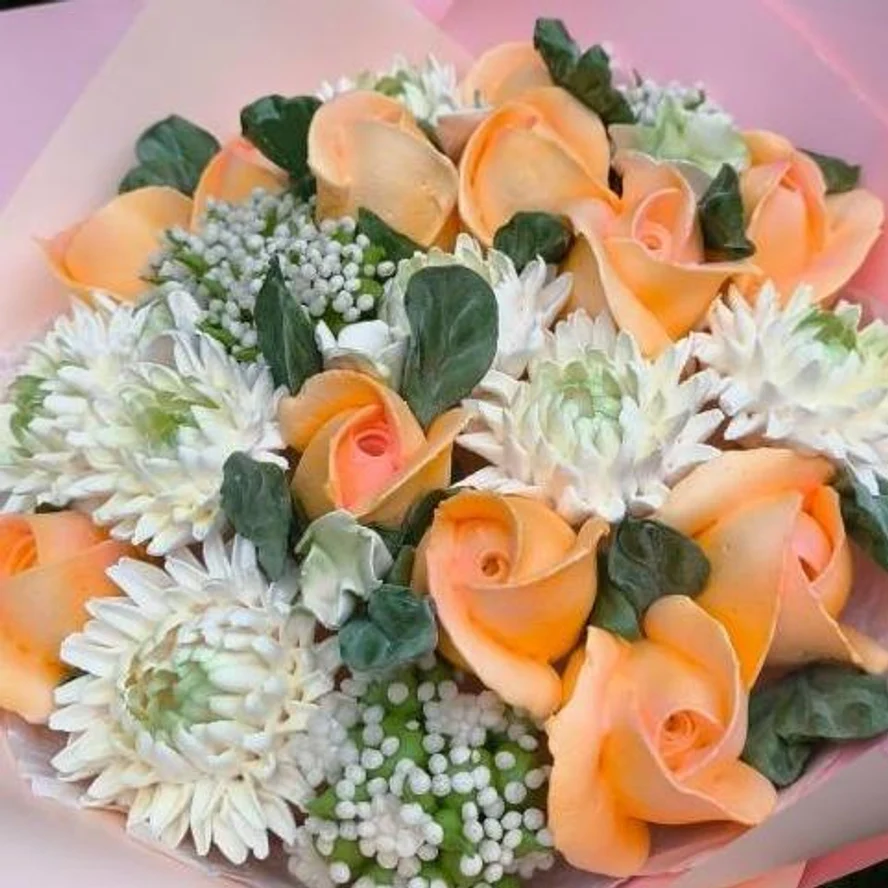 Букет из зефира, 28 см.