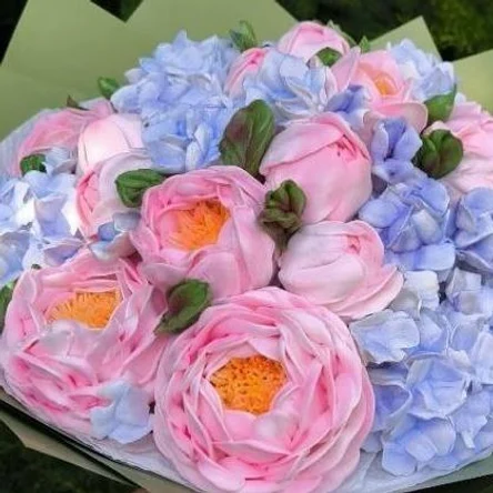 Букет из зефира, 25 см.