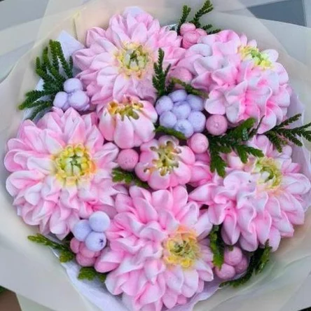 Букет из зефира, 22 см.