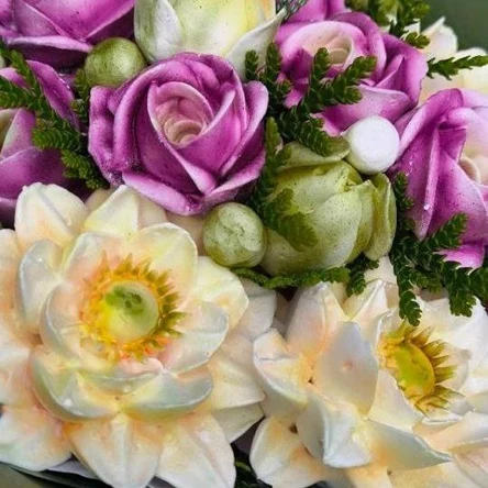 Букет из зефира, 25 см.